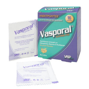 VASPORAL electrolytes . Νέο  προιόν της VASPMEDICAL